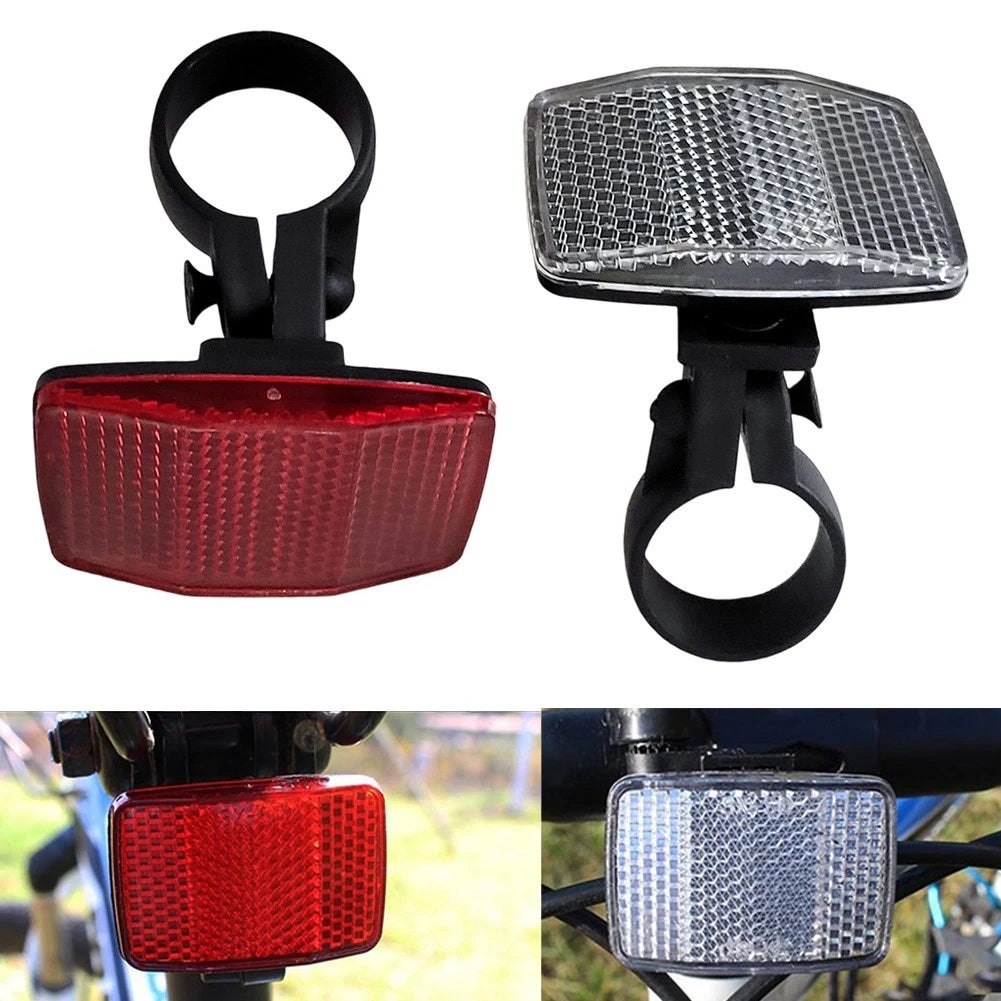 Reflectors for Bicycle Front and Rear (31 8mm Size Compatibility)