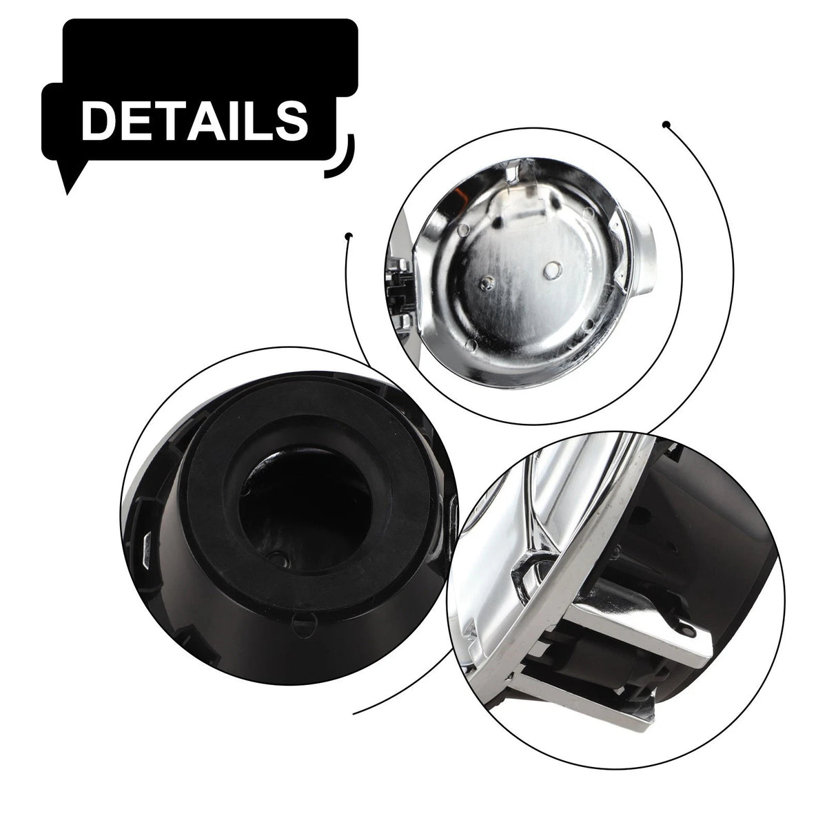 Replacement Fuel Tank Cover Door for Dodge Challenger (2008–2019)