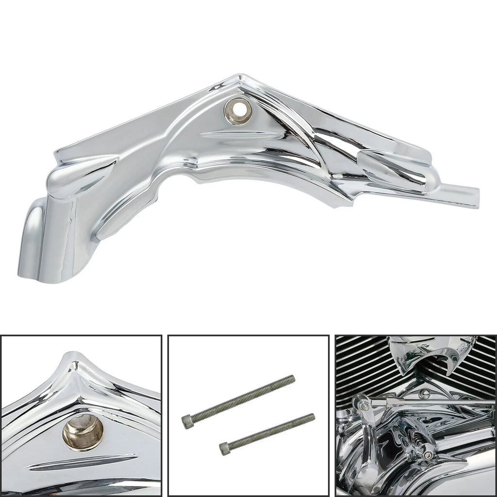 Chrome Cylinder Base Side Cover for Harley Electra Glide 2007–2016