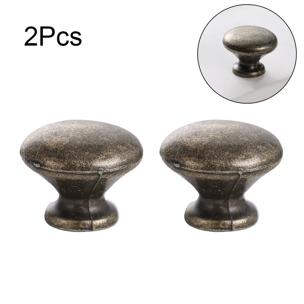 2X Antique Door Pull Handle for Cupboard Drawer Cabinet