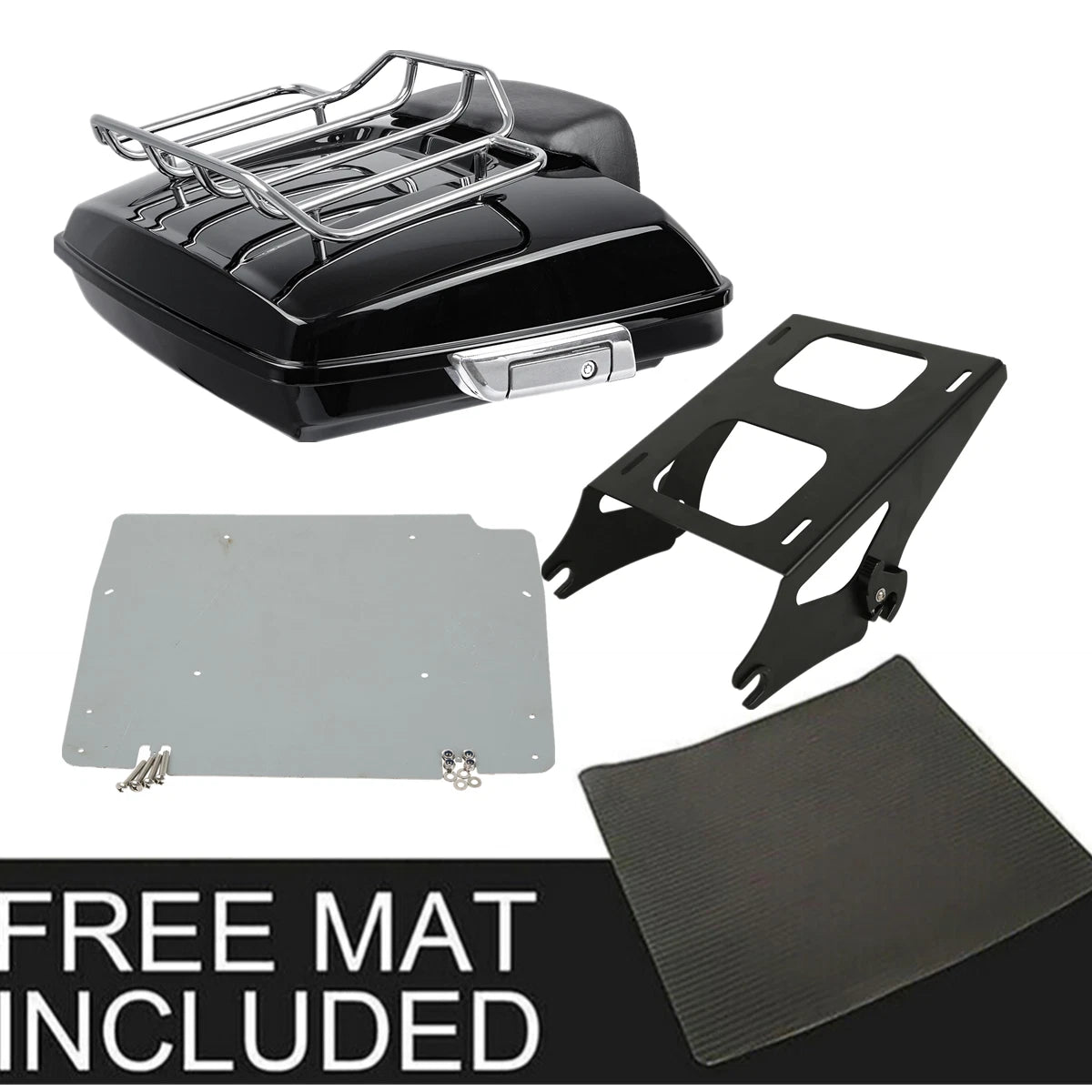 Razor Trunk Pad Mount Rack Base Plate for Harley Electra Road Glide (2014–2026)