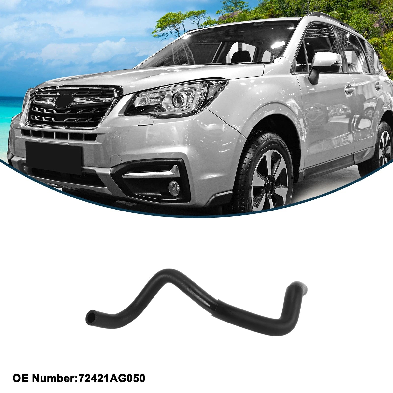Radiator Hose Replacement for Subaru Forester (2008–2014) Heater Outlet Pipe