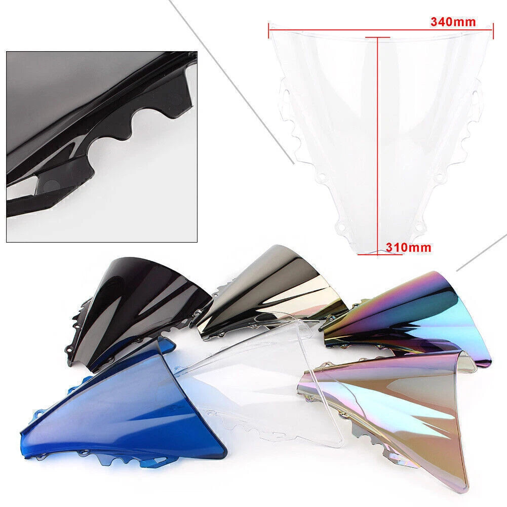 Front Windshield for Yamaha YZF R6 (2006–2007) Silver Windproof