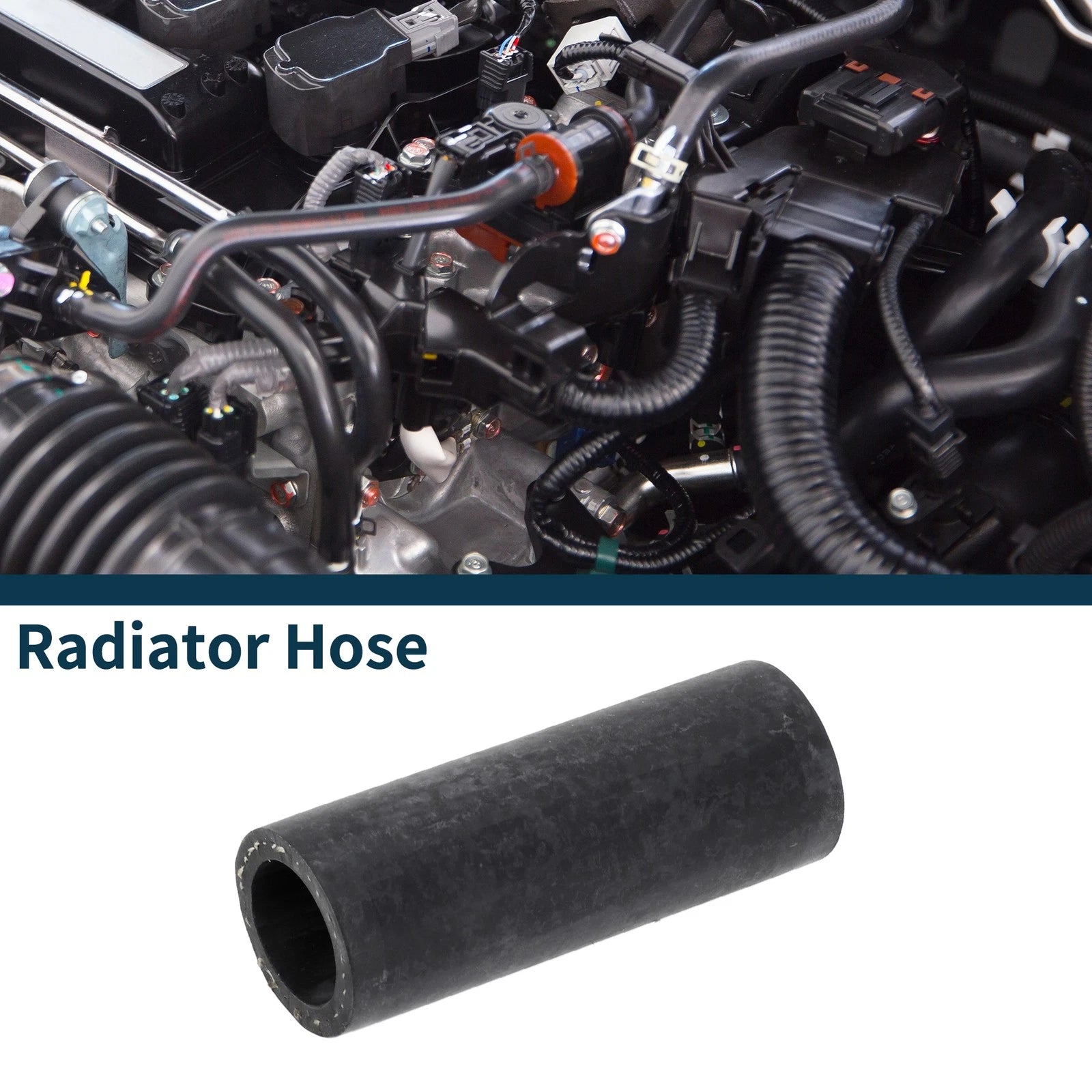 Radiator Hose Coolant Pipe Replacement for Audi A6 (2006–2011) Rubber Black