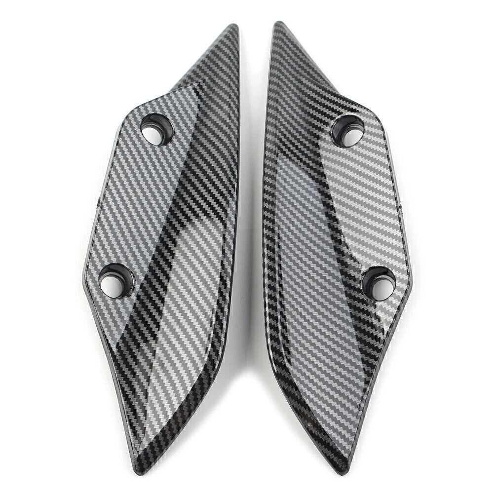 Carbon Fiber Look Front Side Spoiler Winglets for BMW S1000RR (2009–2014)