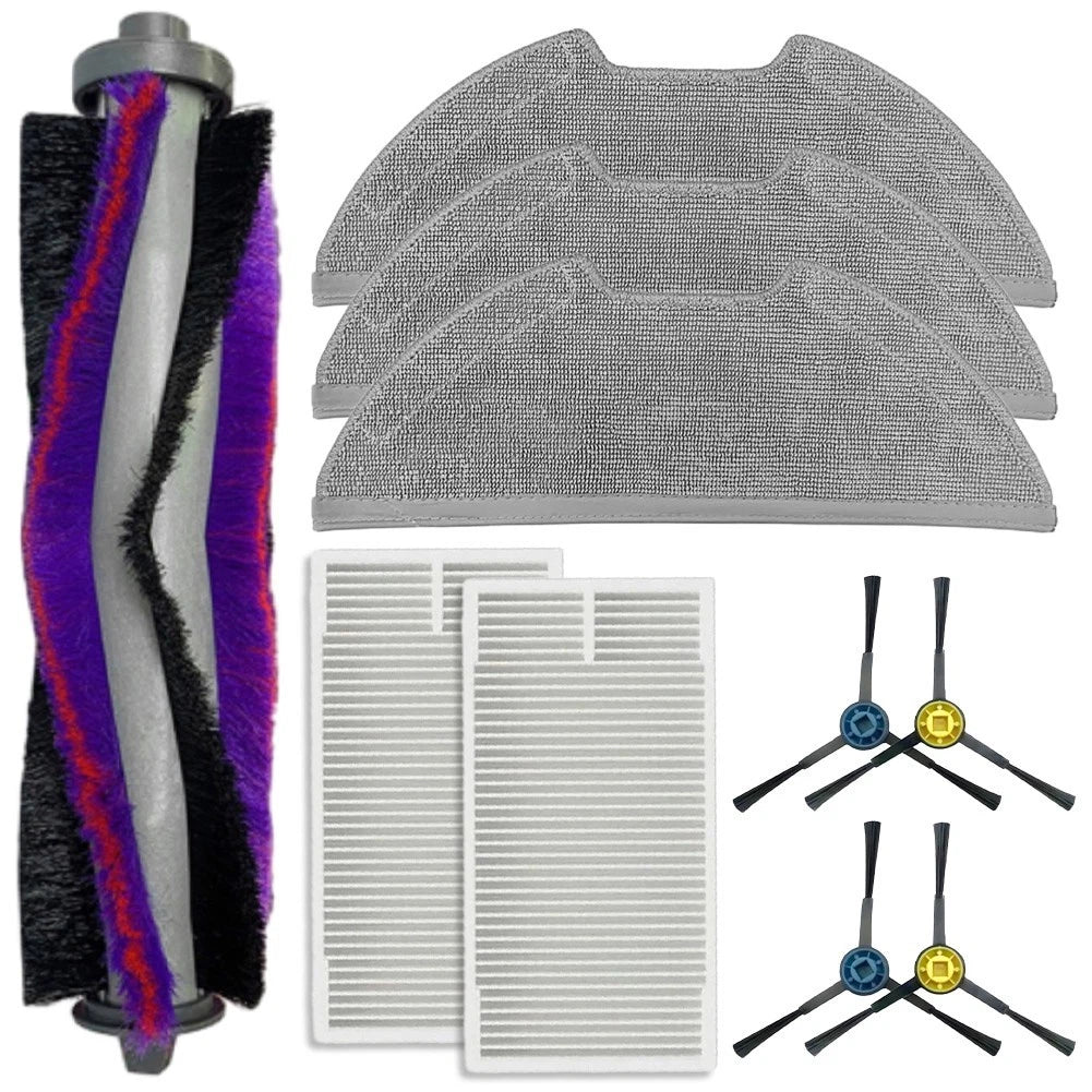 Set of 4 Side Brush Filter Mop Cloth for Eureka NERE10s E10S