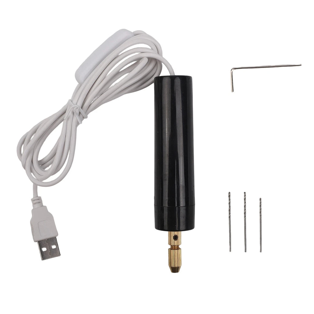 USB Powered Compact Handheld Drill for Precision Polishing (2010–2023)