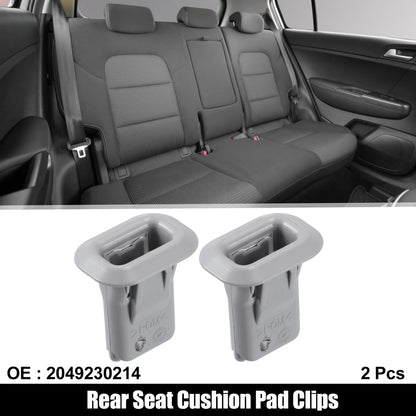 Rear Seat Cushion Pad Clips Set Replacement 2 Pack for Mercedes A220 (2019–2021)