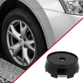 Universal Wheel Center Hub Cap Snap-in 64mm (2.52") Gloss Black