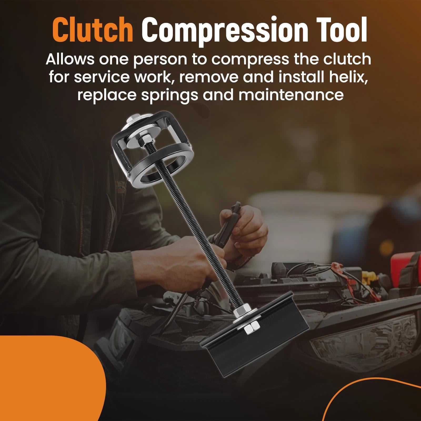 Clutch & Secondary Service Tools Kit for Polaris Ranger 900 1000 (2013–2021)