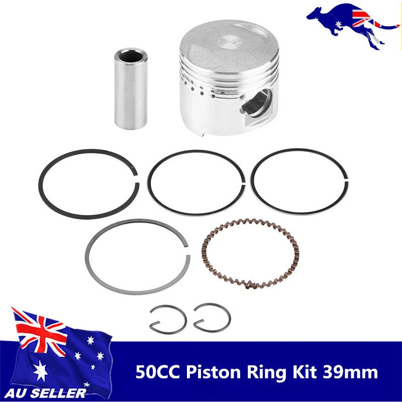 39mm Piston Rings Kit for GY6 50CC Scooter (2000–2023)