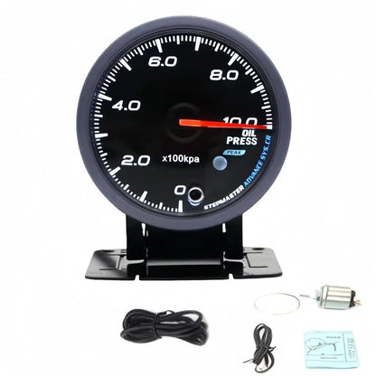 Oil Pressure Gauge for Dashboard Mount (Adjustable Settings)