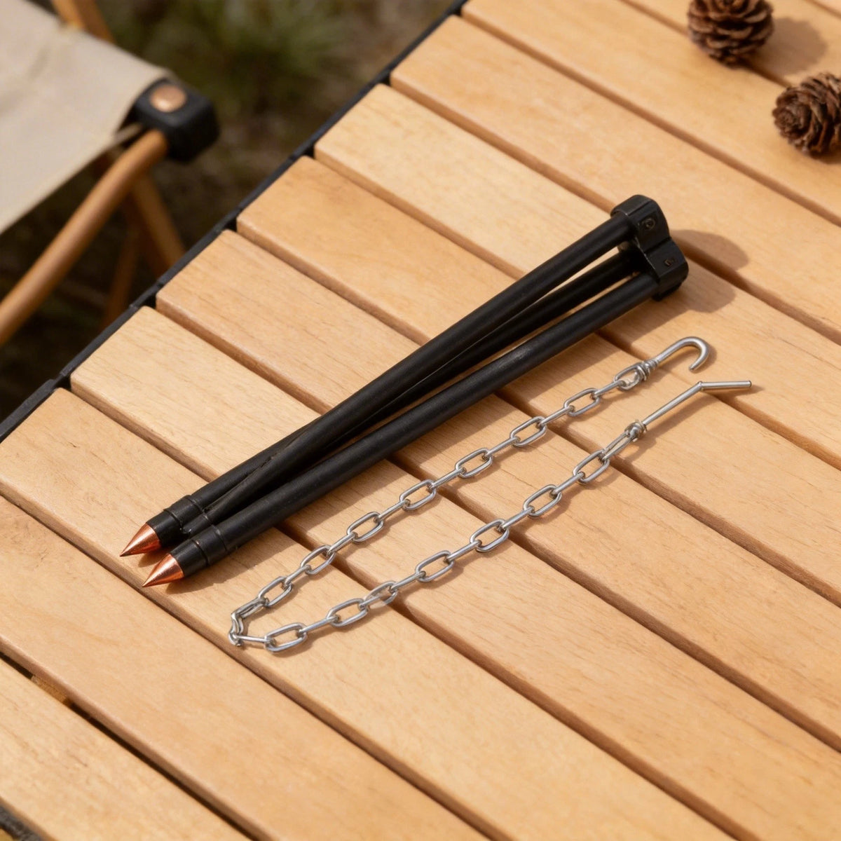 Portable Campfire Tripod for Cooking