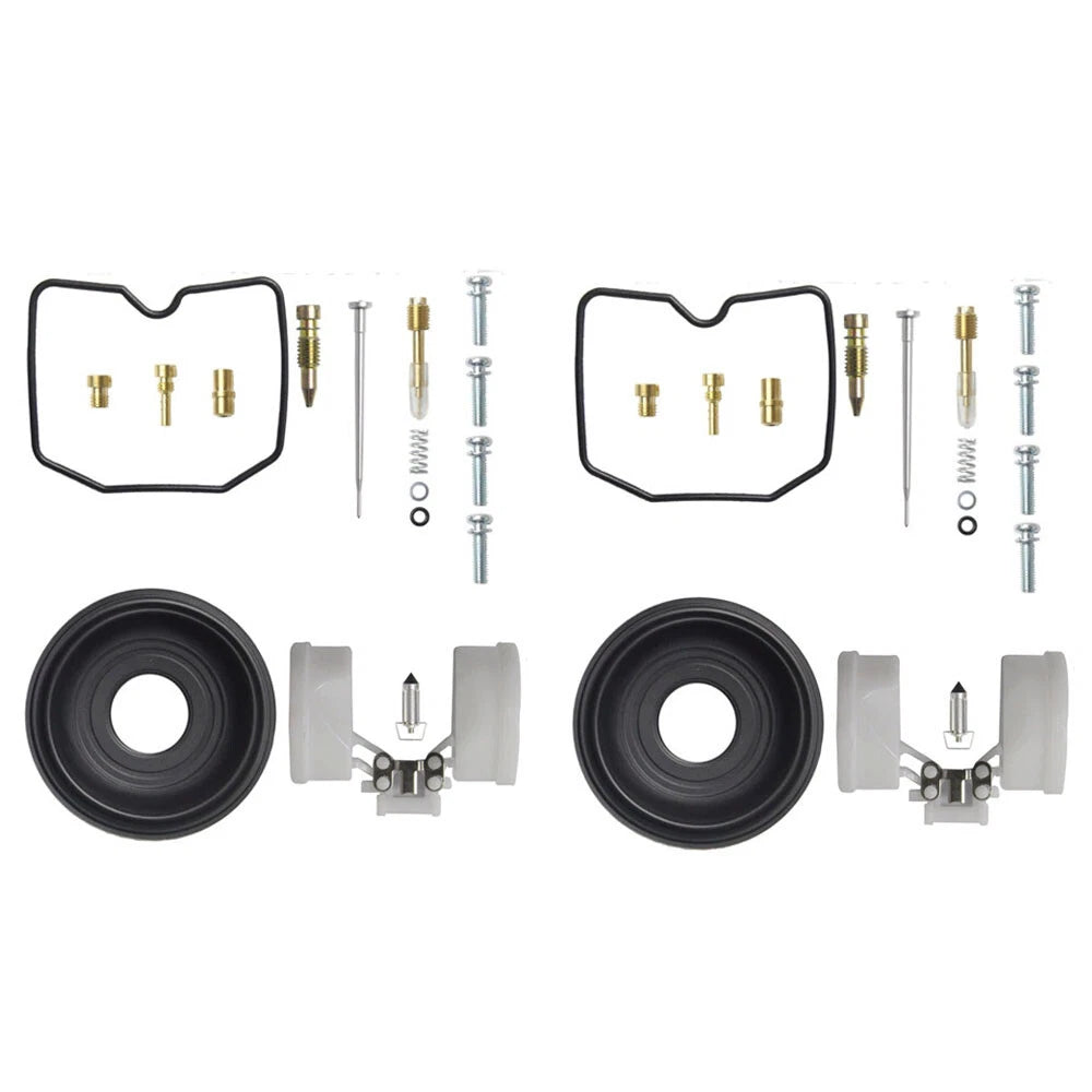 2x Carburetor Float Diaphragm Kit Replace For KAWASAKI Vulcan 500 EN500A 91-95