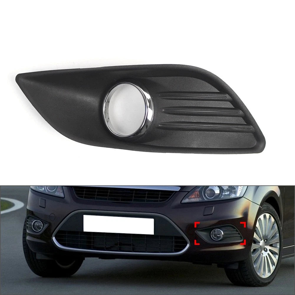 Left Front Bumper Fog Light Grille Cover for Ford Focus (2009–2011)