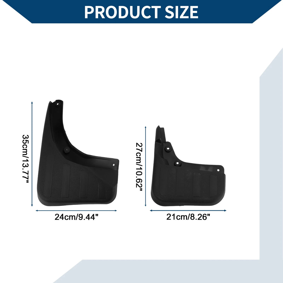 Mud Flaps Splash Guards 1 Set for Mercedes-Benz GLK300 (2008–2013)