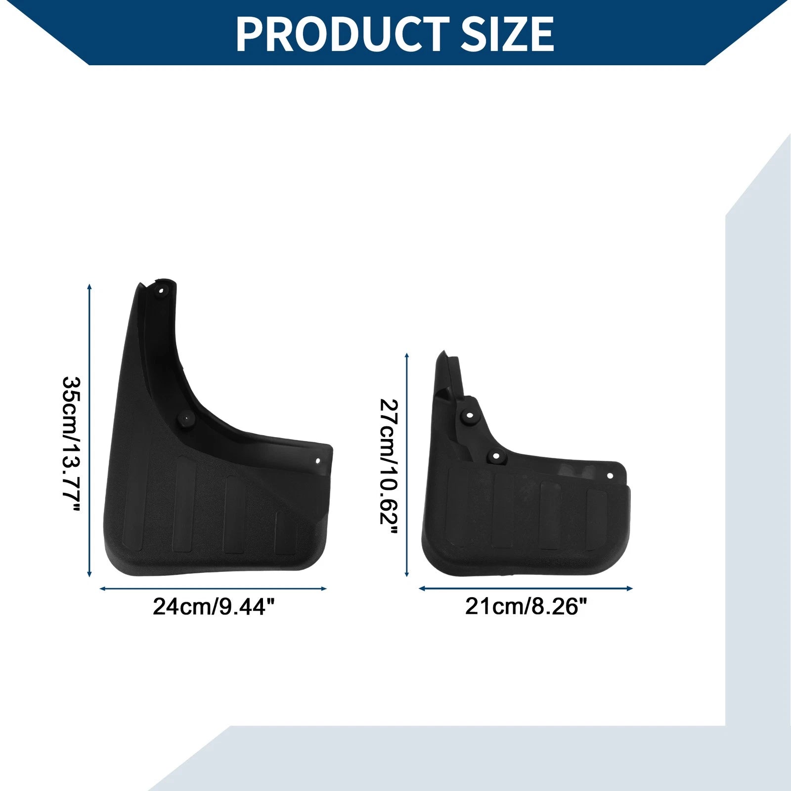 Mud Flaps Splash Guards 1 Set for Mercedes-Benz GLK300 (2008–2013)