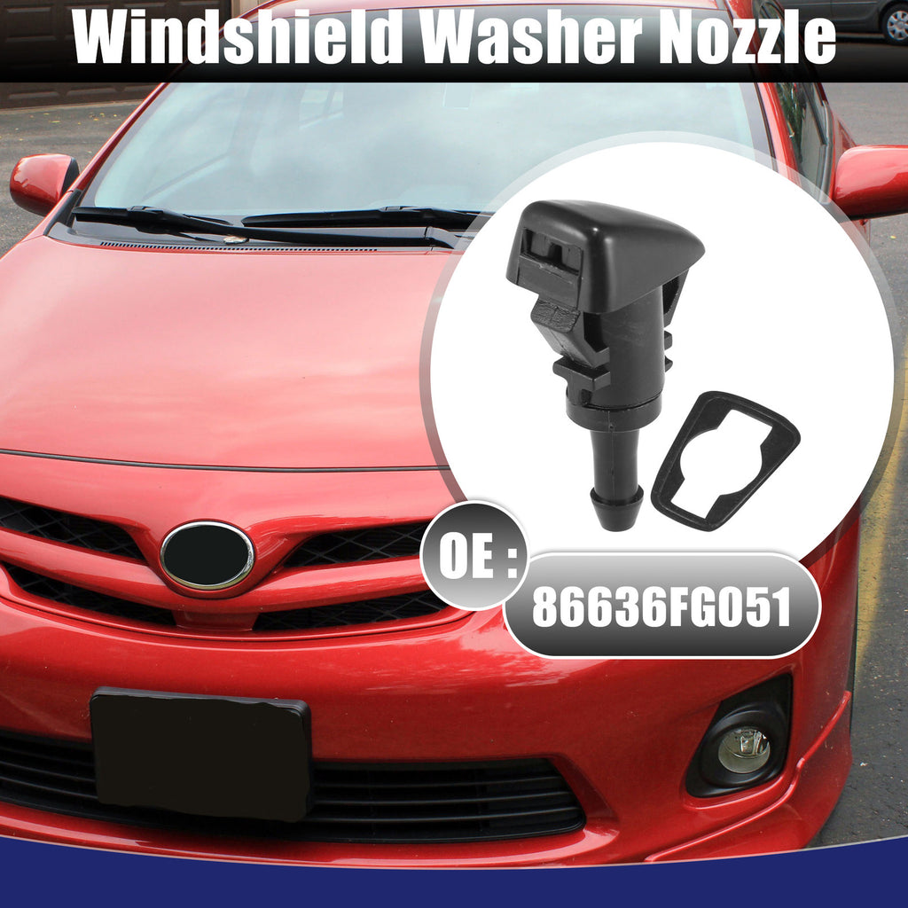 Windshield Washer Nozzles Replacement Set for Subaru Impreza (2008–2014)