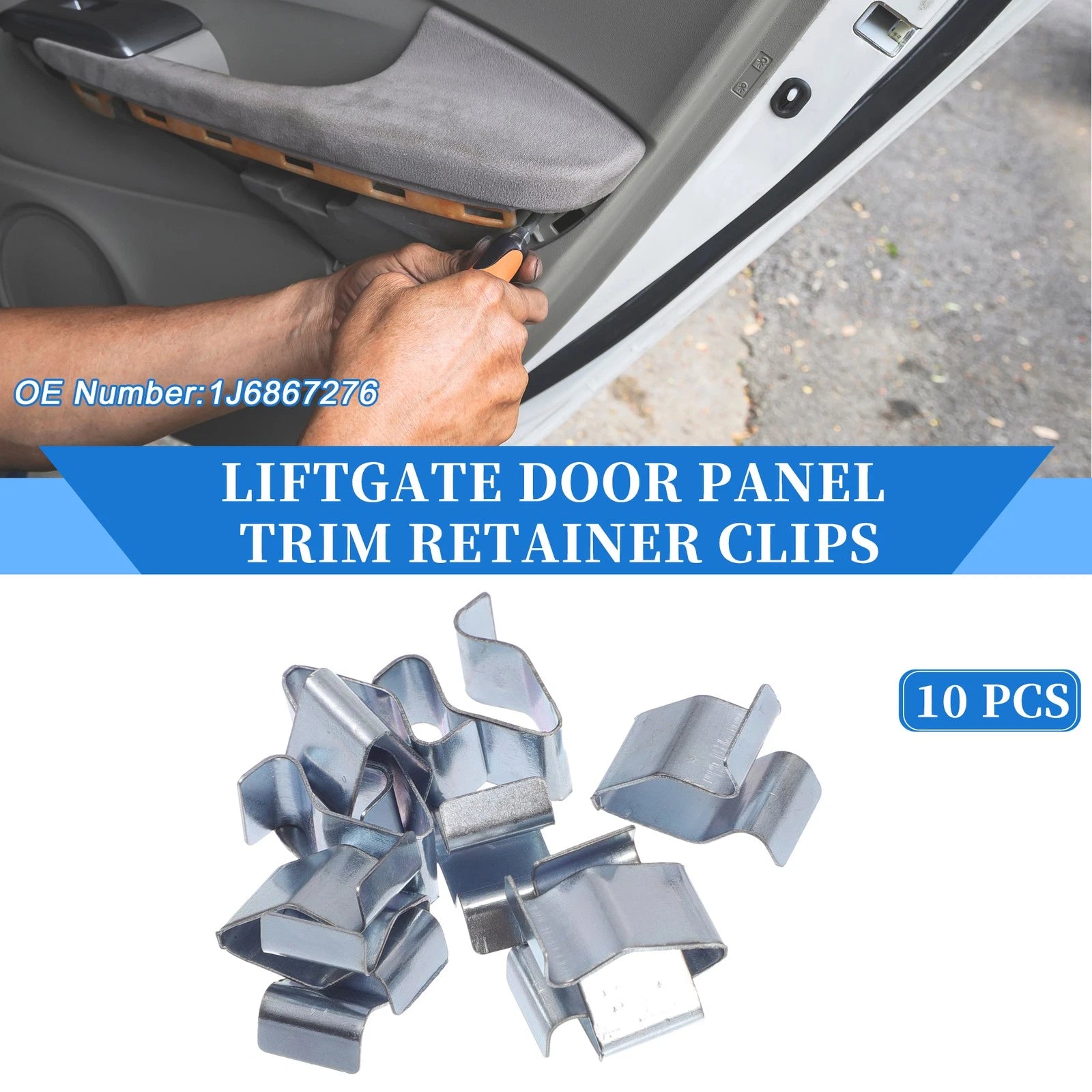 10 Pcs Liftgate Door Panel Trim Retainer Clip Replacement for Volkswagen R32 (2008–2010)