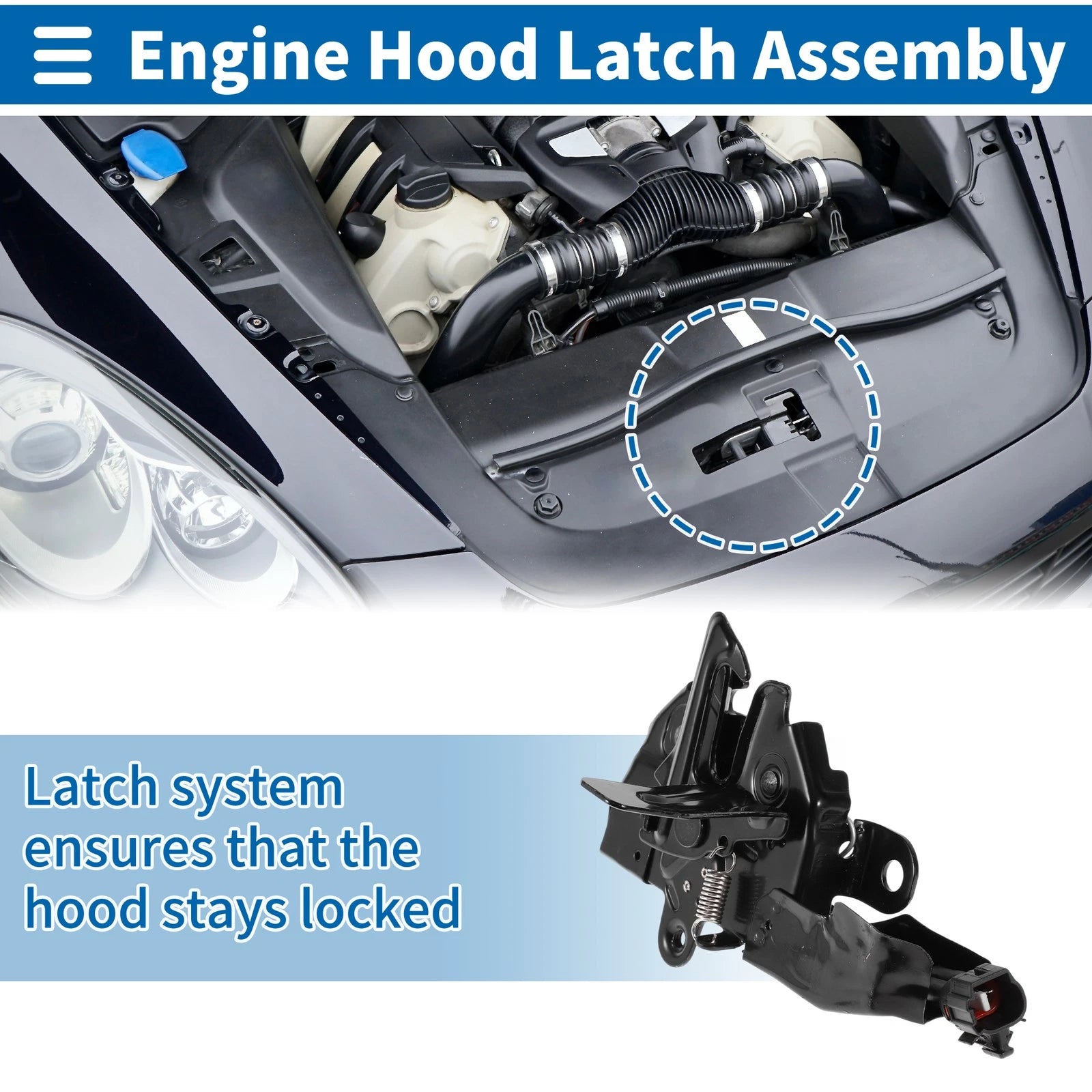 Hood Latch Assembly for Toyota Avalon 2005-2010