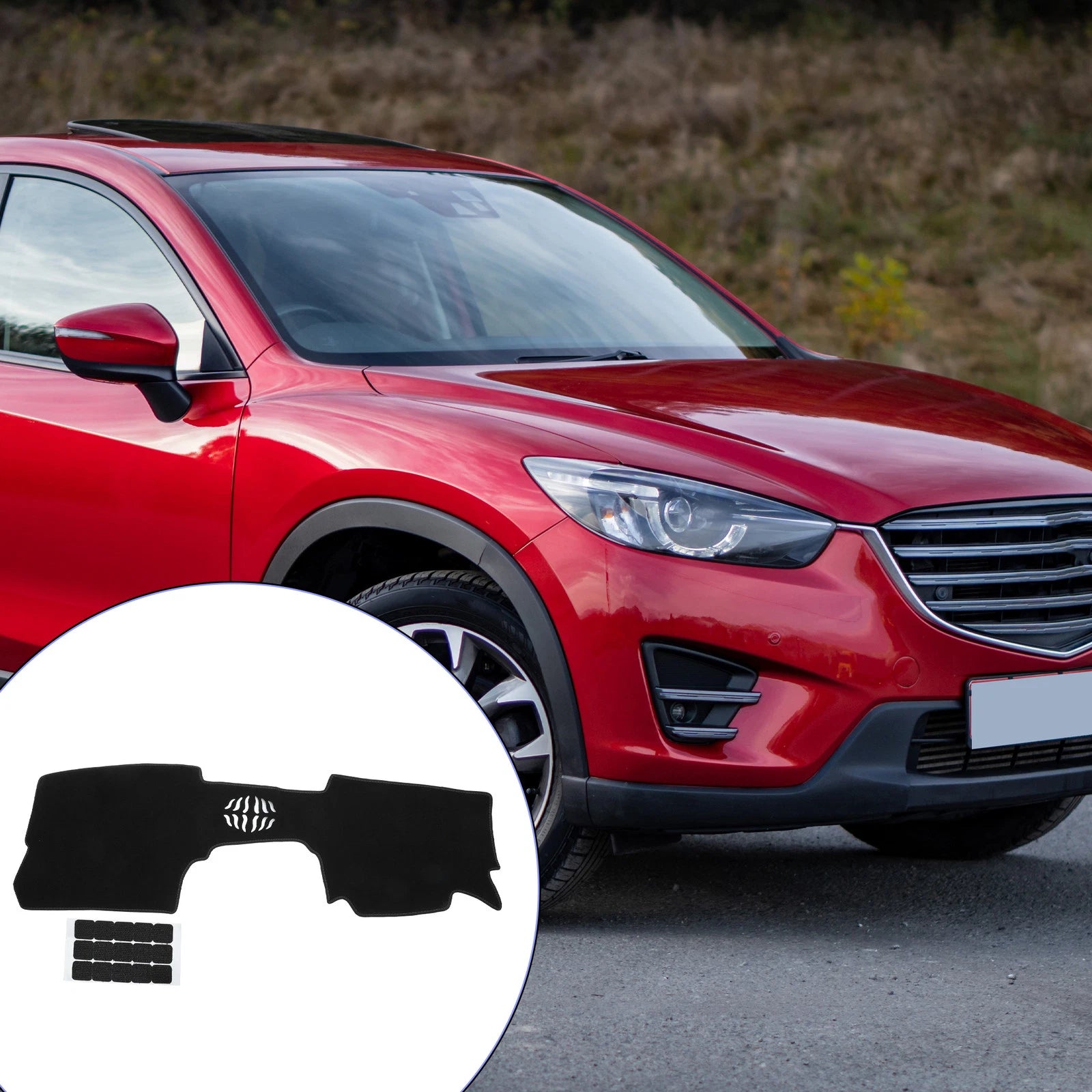 Dashboard Cover Mat for Mazda CX-30 (2020–2024) Black Protector Pad