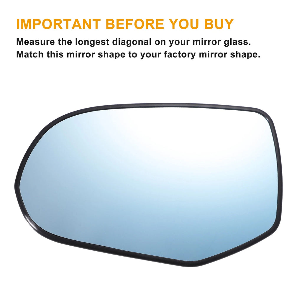 Left Side Blue Mirror Glass with Back Heated for Honda Odyssey (2006–2008)