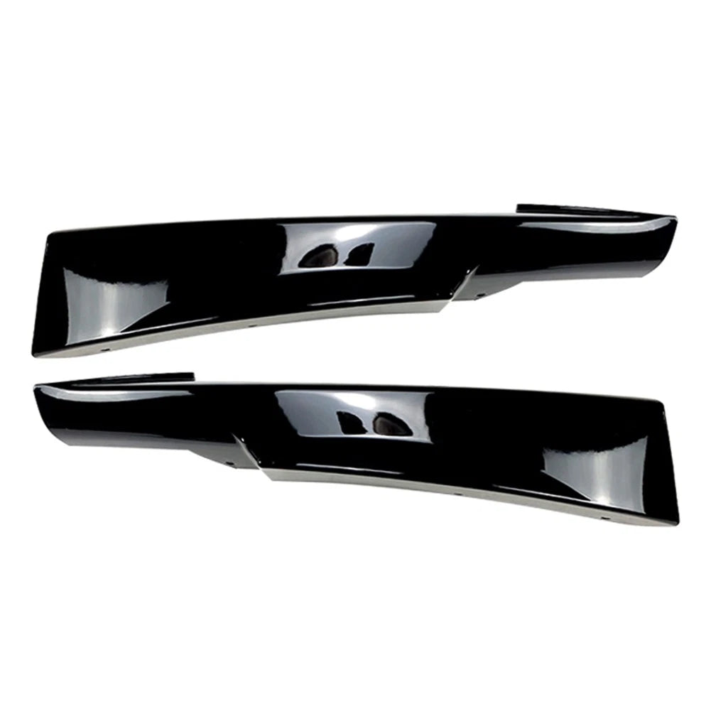 Front Bumper Lip Corner Splitters for BMW E90 E91 LCI M-Tech (2009–2013) Gloss Black