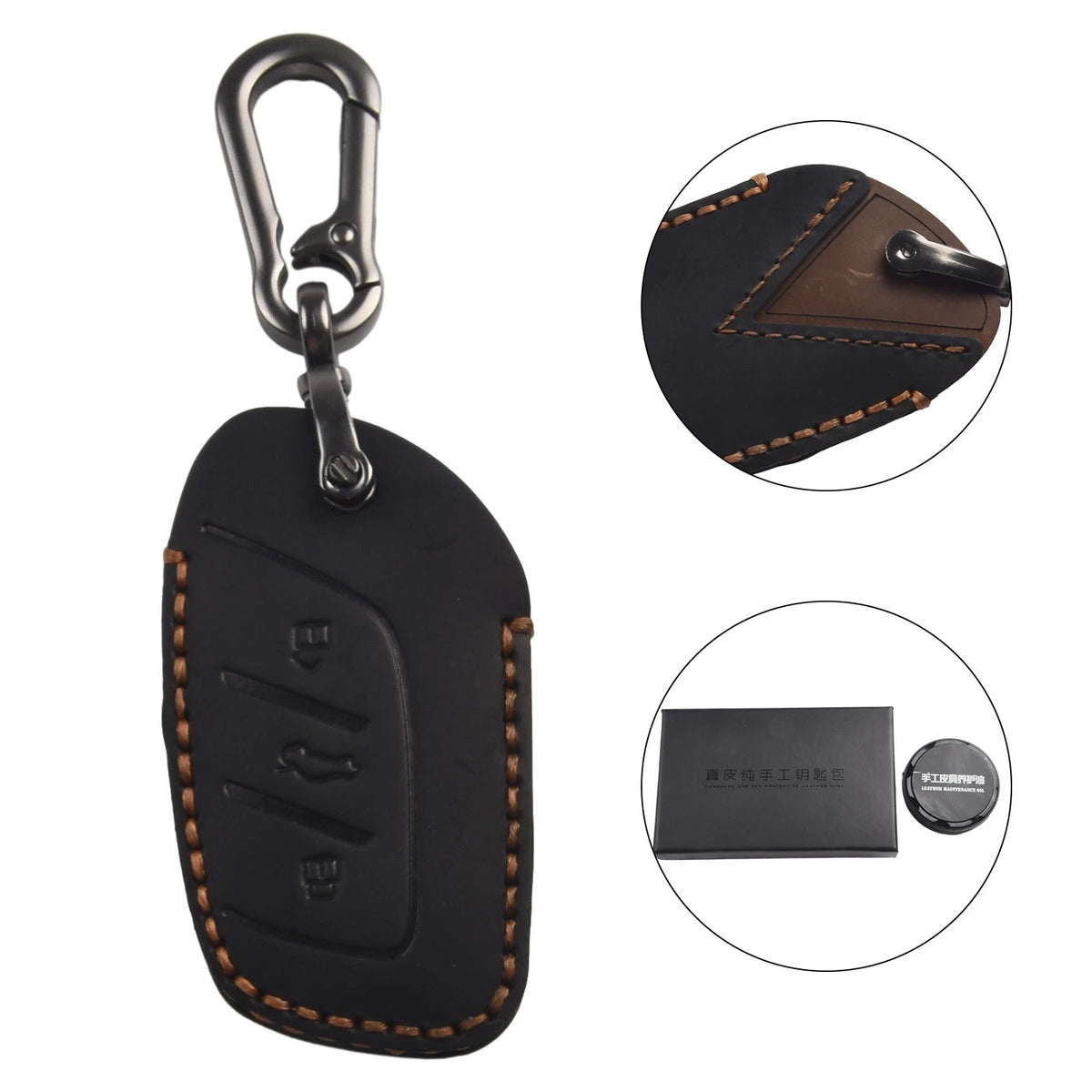 Leather Remote Key Holder for MG ZS EV (2022)