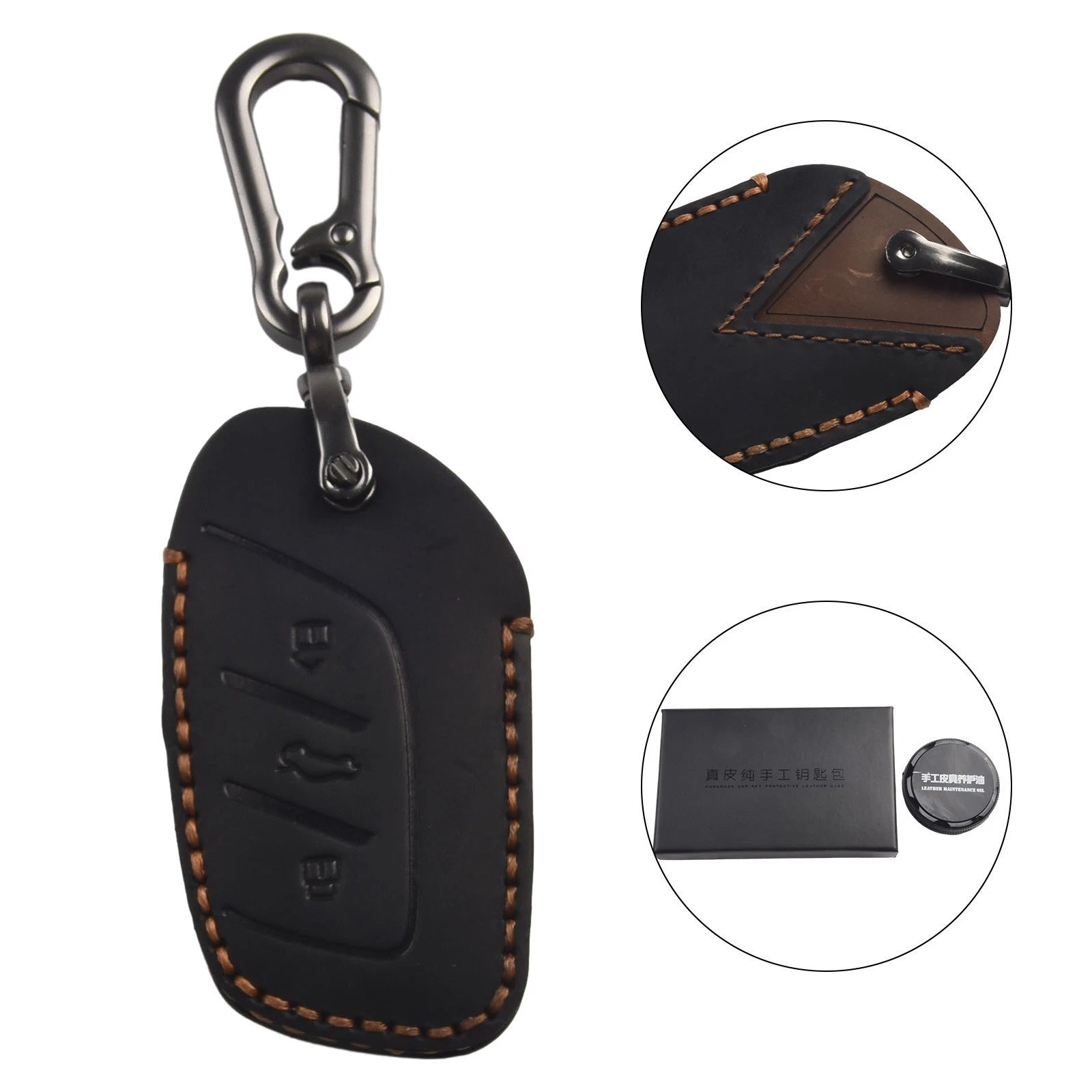 Leather Remote Key Holder for MG ZS EV (2022)