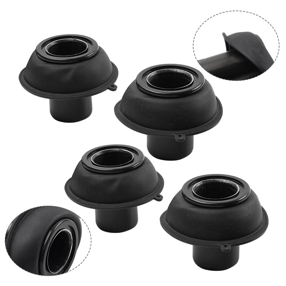 4X Carburetor Vacuum Piston Diaphragm Set for Honda GL1200 Goldwing (1984–1987)