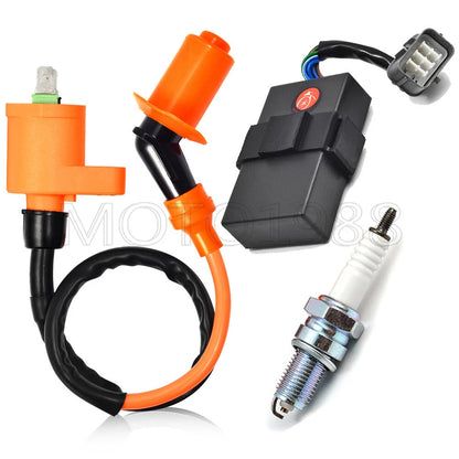 Ignition Coil CDI Spark Plug Wire Harness for Honda FourTrax TRX300 (1997–2000)