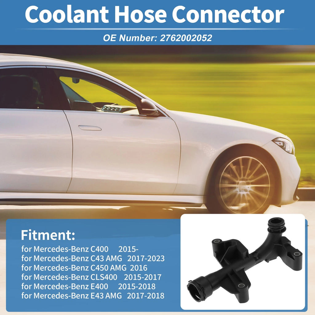 Engine Coolant Hose Connector OEM Replacement for Mercedes-Benz C400 (2015–2015)