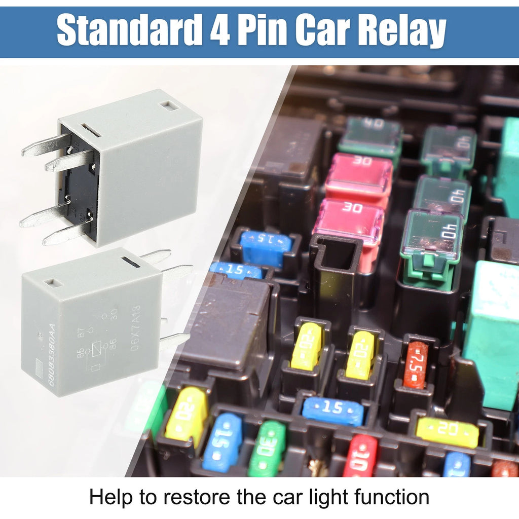 2x Power Relay 4 Pin OEM Replacement for Dodge Ram and Jeep (2011–2020)