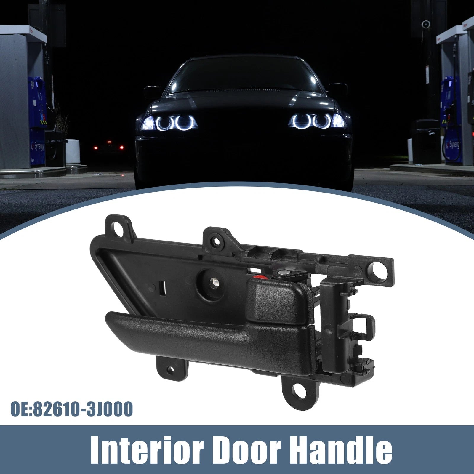 Front Right Interior Door Handle for Hyundai Veracruz Black (2007–2013)