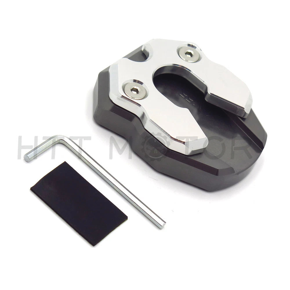 Side Pad Kickstand Extension Plate for Yamaha N-MAX155 (2015–2018) Gray