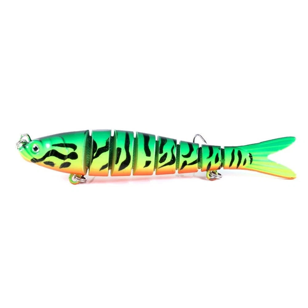 8 Section Multi Jointed Hard Plastic Lure for Freshwater Use