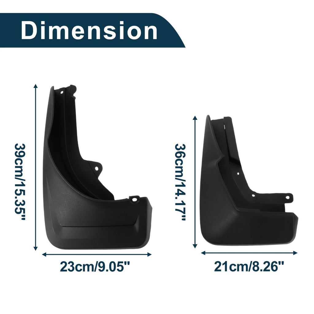 Mud Flaps Splash Guards for Mercedes Benz GLS High Configuration (X166)