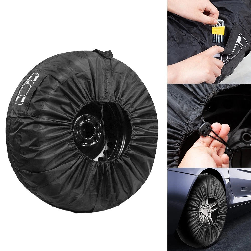 Adjustable Tire Protection Cover for Various Sizes (S/L)