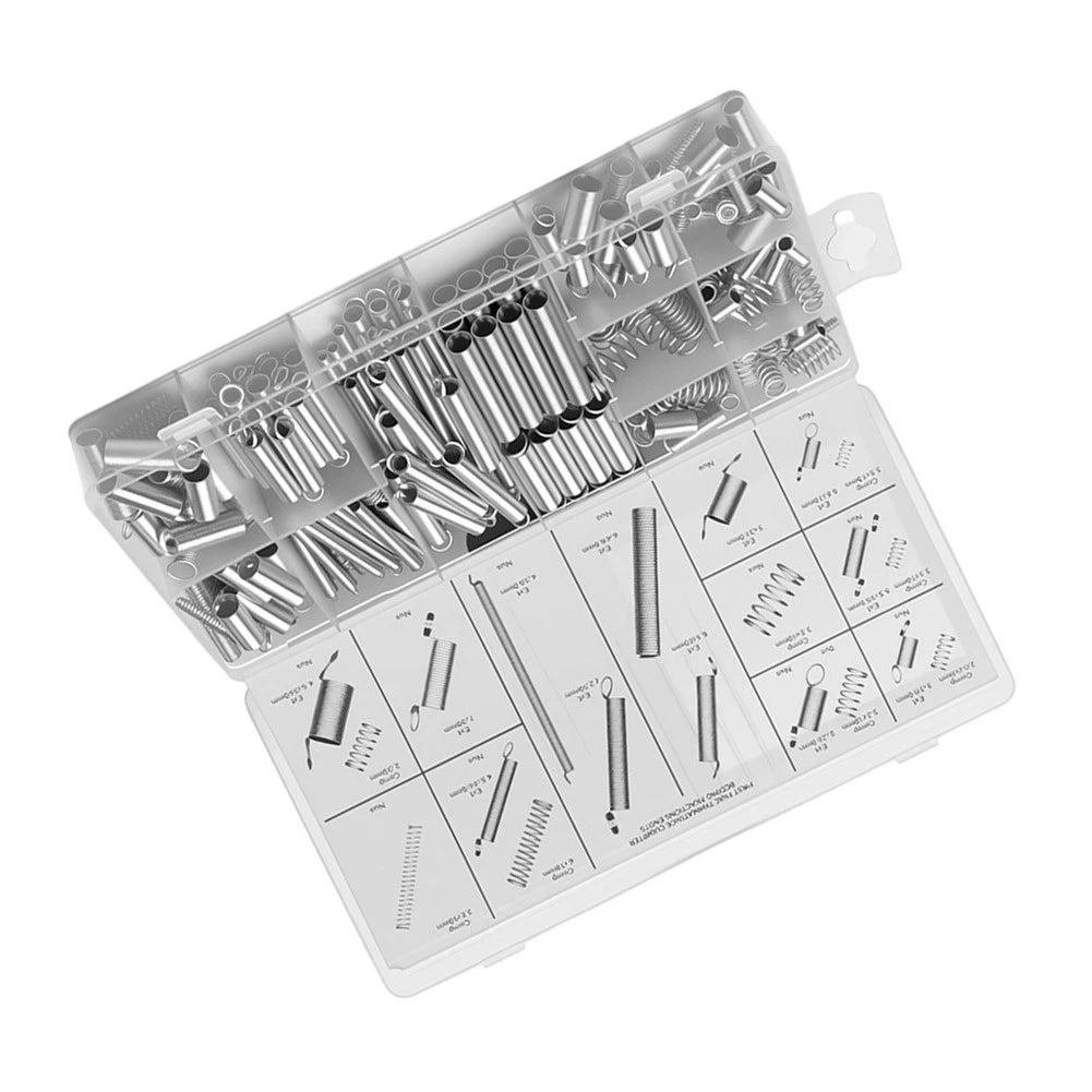 210PCS Spring Kit for Tension Compression with Storage Box