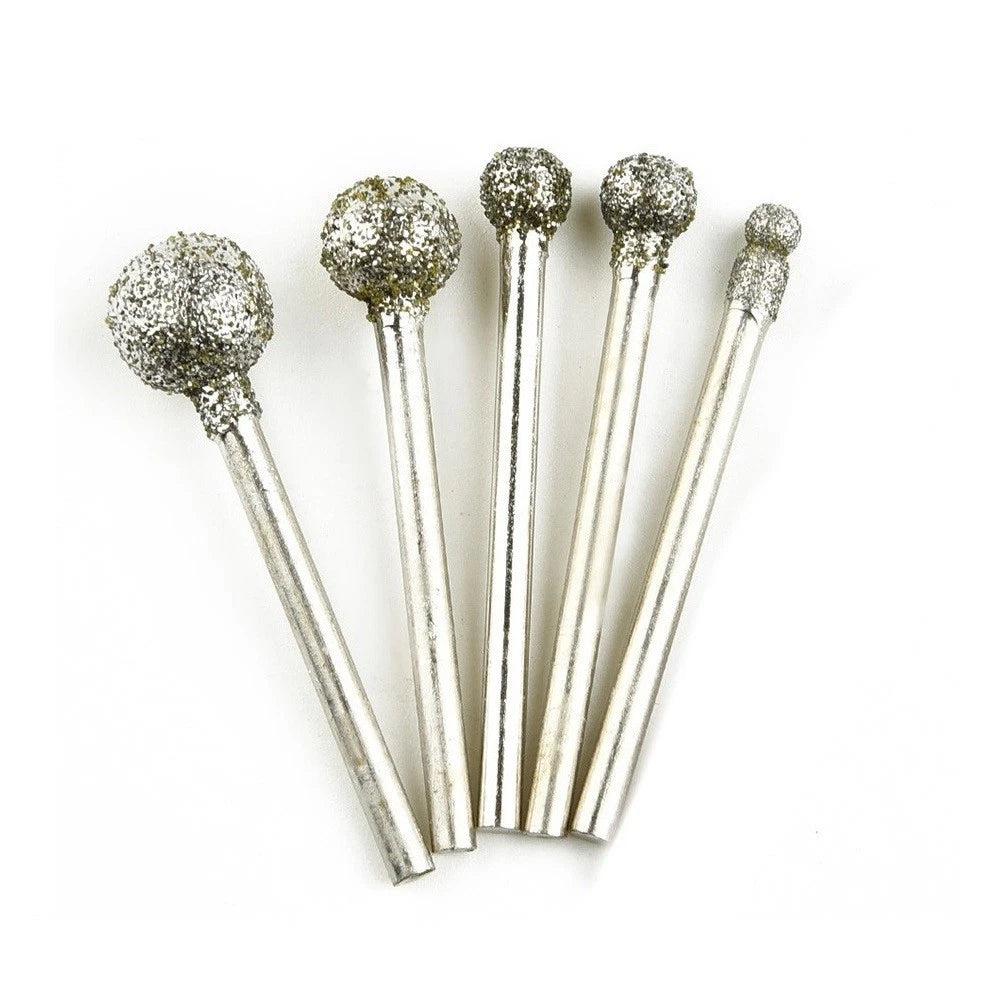 3mm Diamond Carving Engraving Burr Drill Bit (45mm Shank)