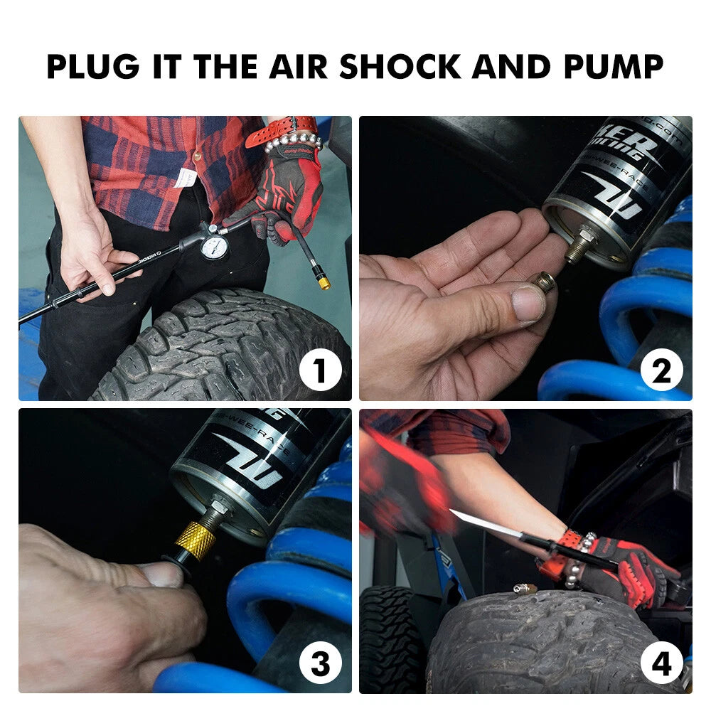 300psi Air Shock Pump for ATV UTV Motorcycle (Universal)
