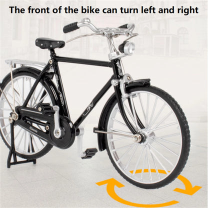 Miniature Alloy Bicycle Model 1:10 Scale Toy