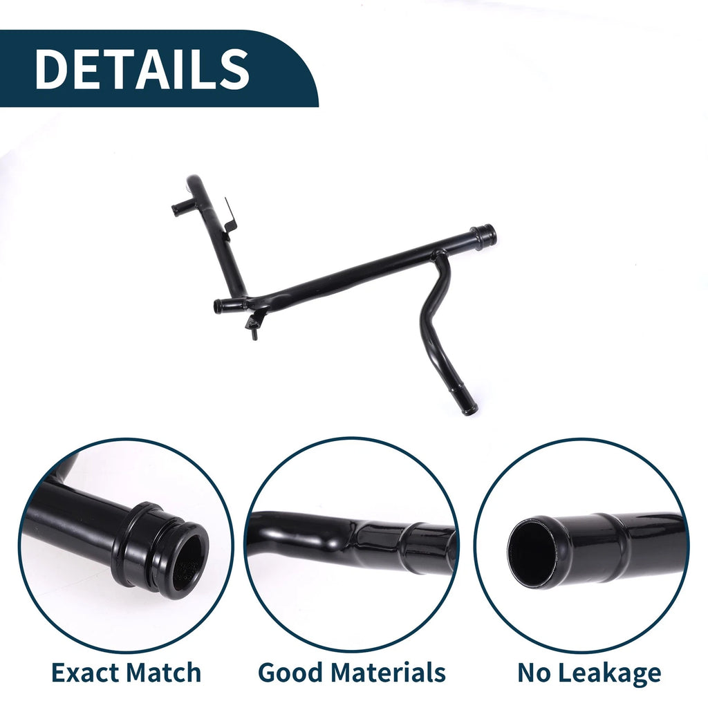 Radiator Hose Coolant Pipe for Audi A3 (1996–2003) - Iron Black