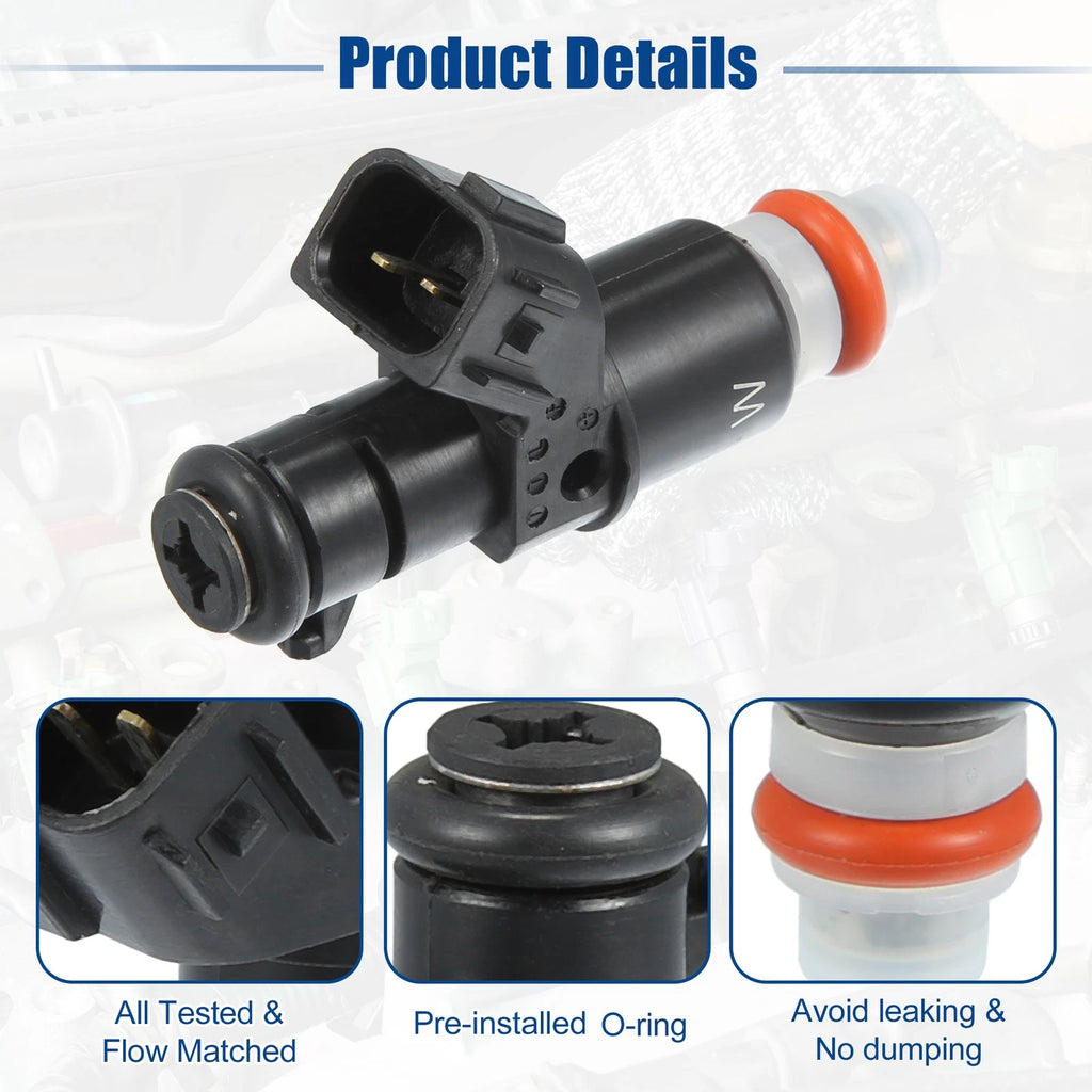 1pc Fuel Injector Nozzle Replacement for Honda Accord 3.0L V6 (2003–2007)