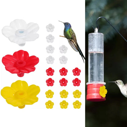 Set of 24 Hummingbird Feeder Replacement Flowers for