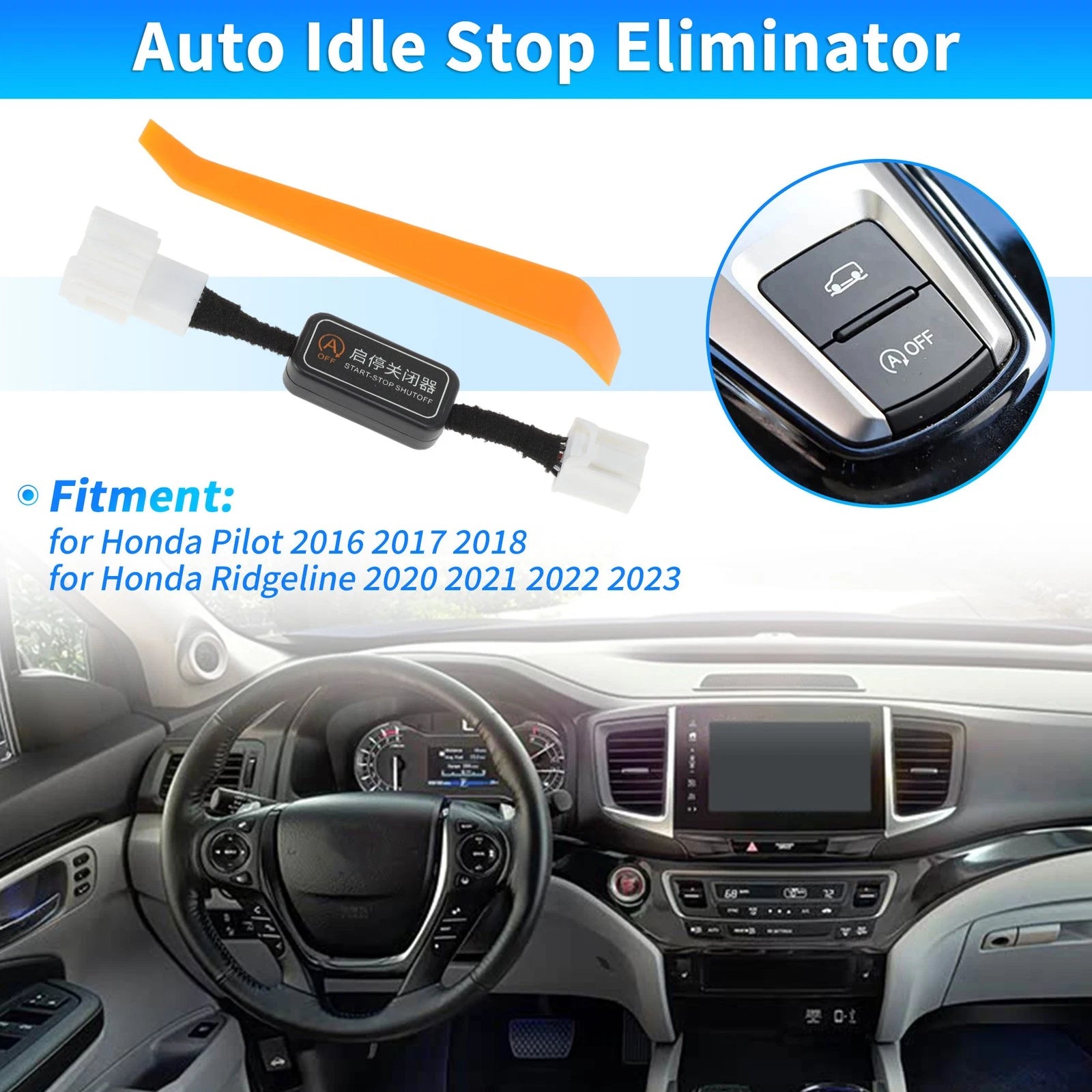 Idle Stop Eliminator for Honda Pilot Auto Start Stop Disable (2016–2018)