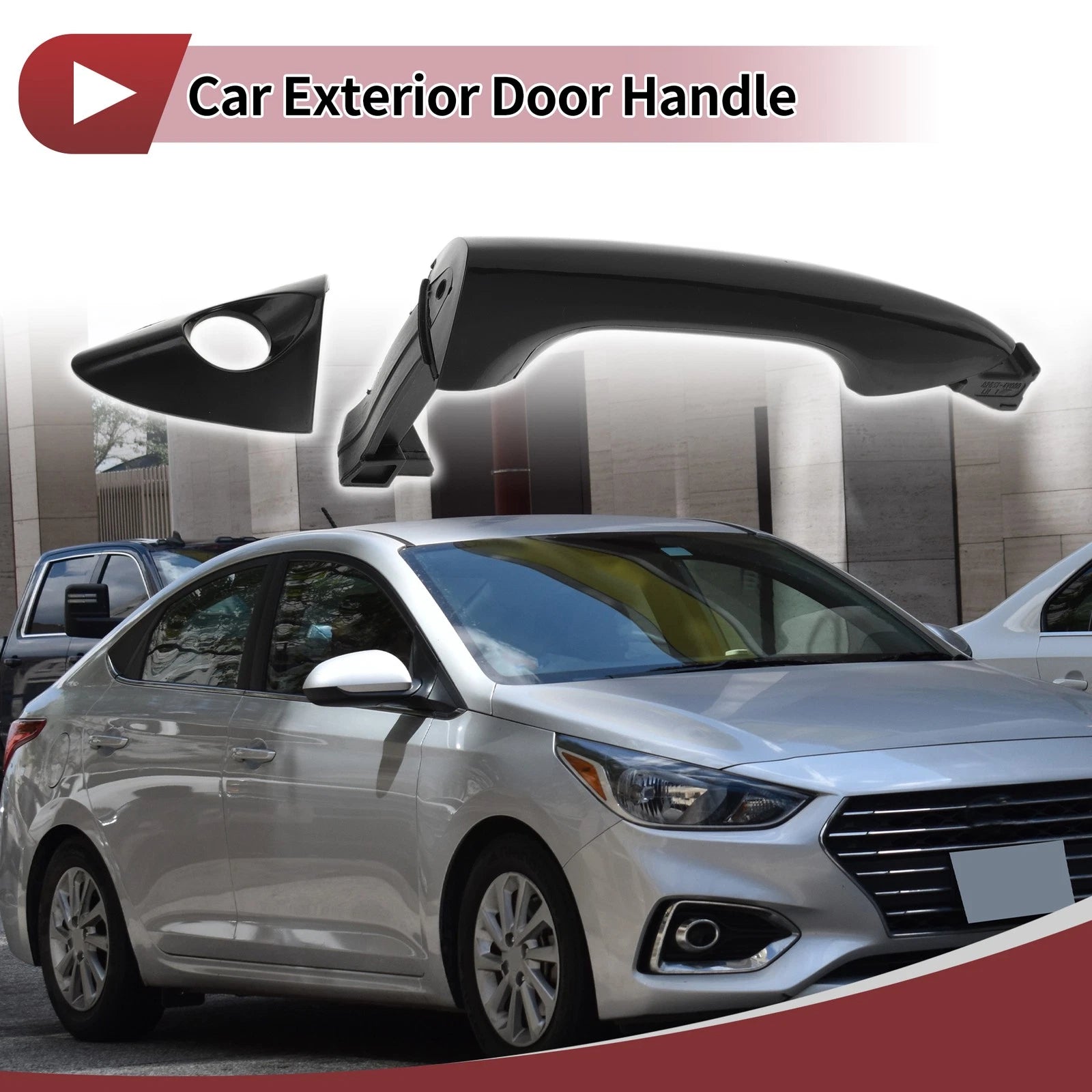 Car Door Handle Grip Replacement for Hyundai Elantra (2011–2015) Front Left