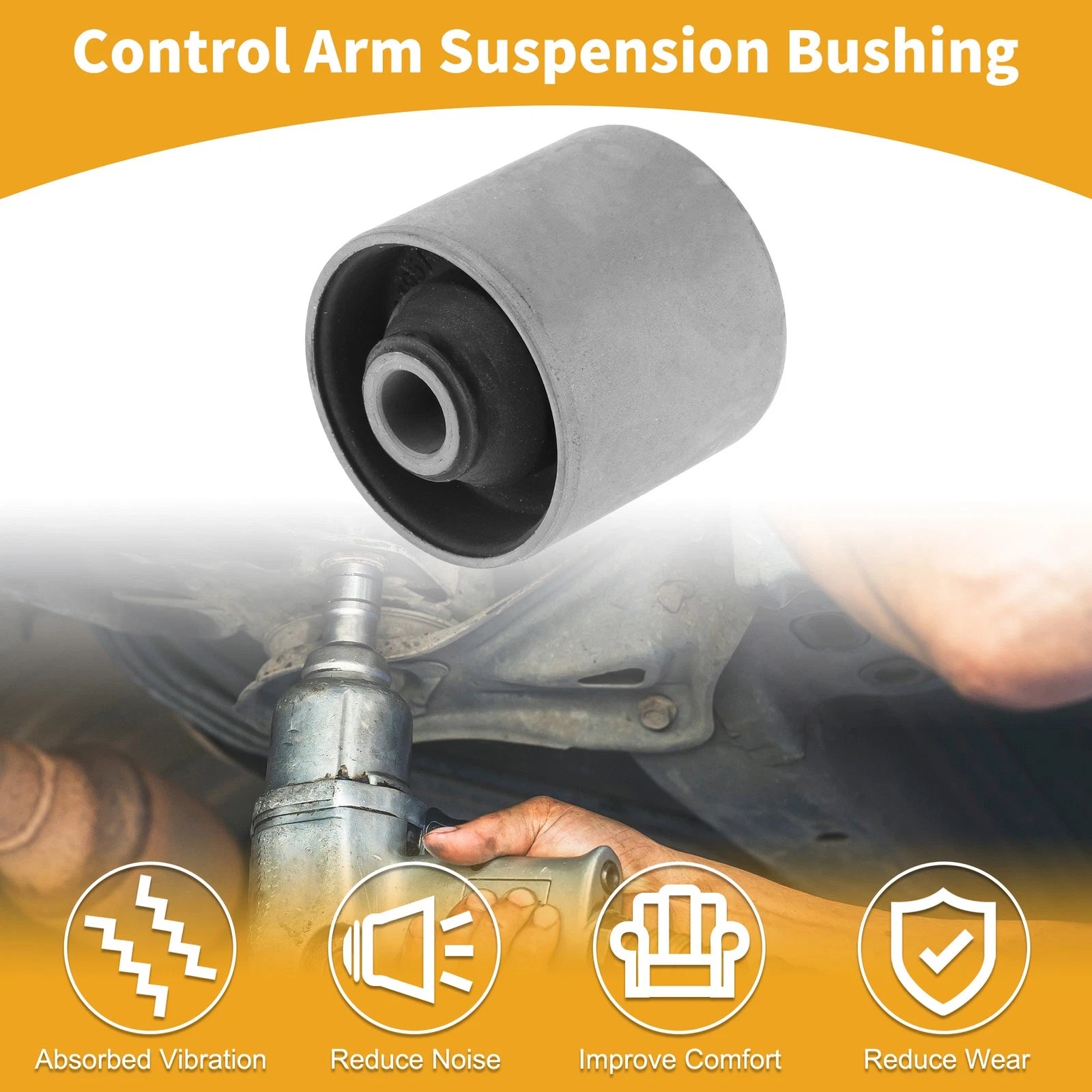 Rear Lower Trailing Rod Bushing Replacement for Mitsubishi Pajero H60 (H60)