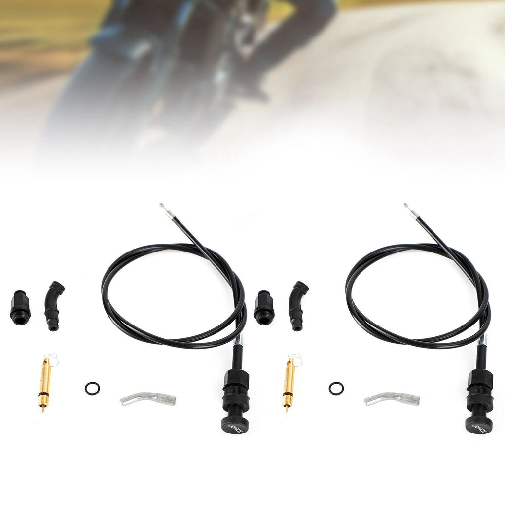 2X Carburetor Choke Cable Plunger Kit for Honda Rancher TRX350 FM TM (2000–2006)
