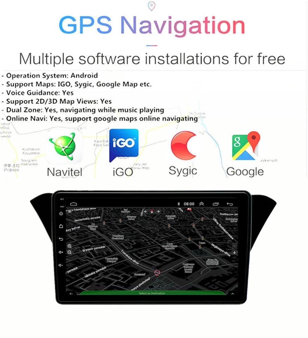 9'' Android Stereo Radio GPS Navi for Hyundai Genesis/Rohens Coupe (2012–2016)